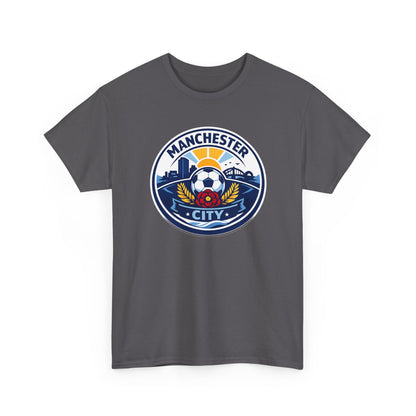 Manchester City Unofficial Soccer Logo T-Shirt — Football Fan Tee