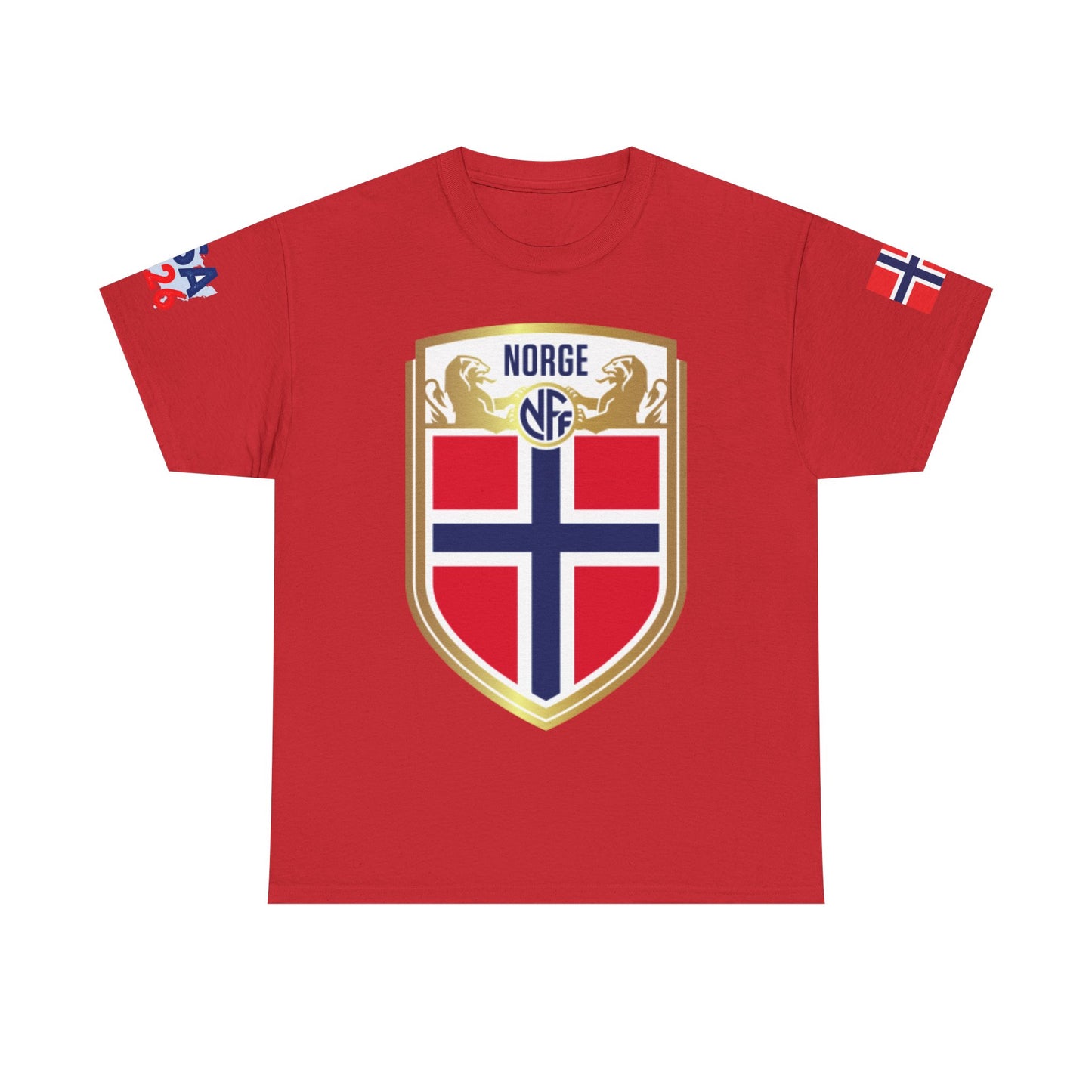 Norway Football Tee — "Braut Haaland" #9 Fan Shirt