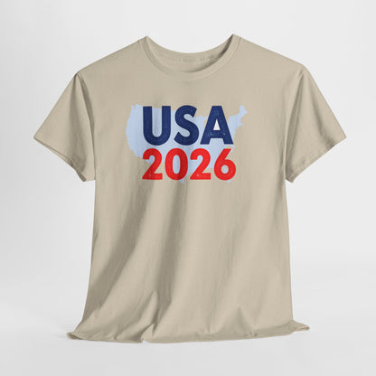 USA 2026 T-Shirt — Patriotic Supporter Tee