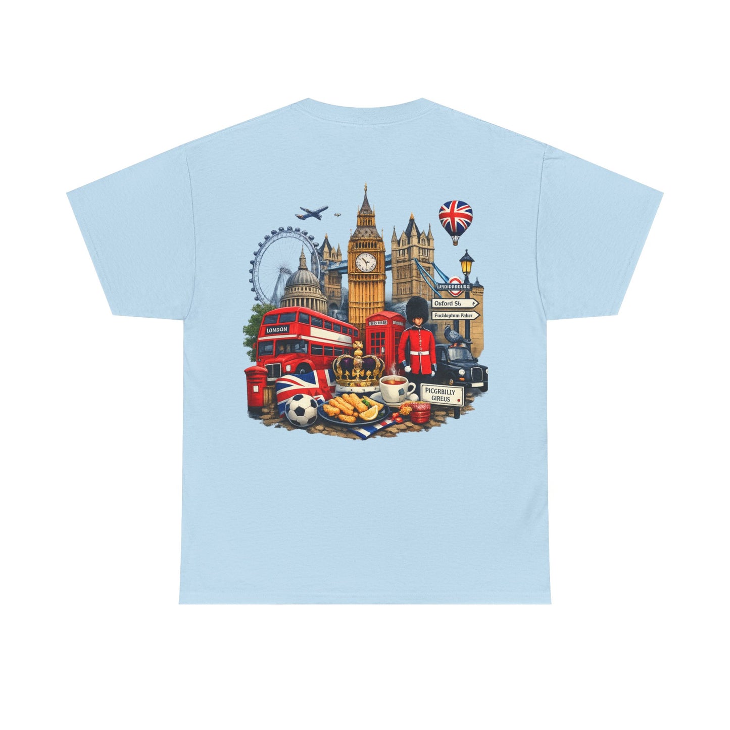 London Landmarks T‑Shirt — British Icons Collage Tee