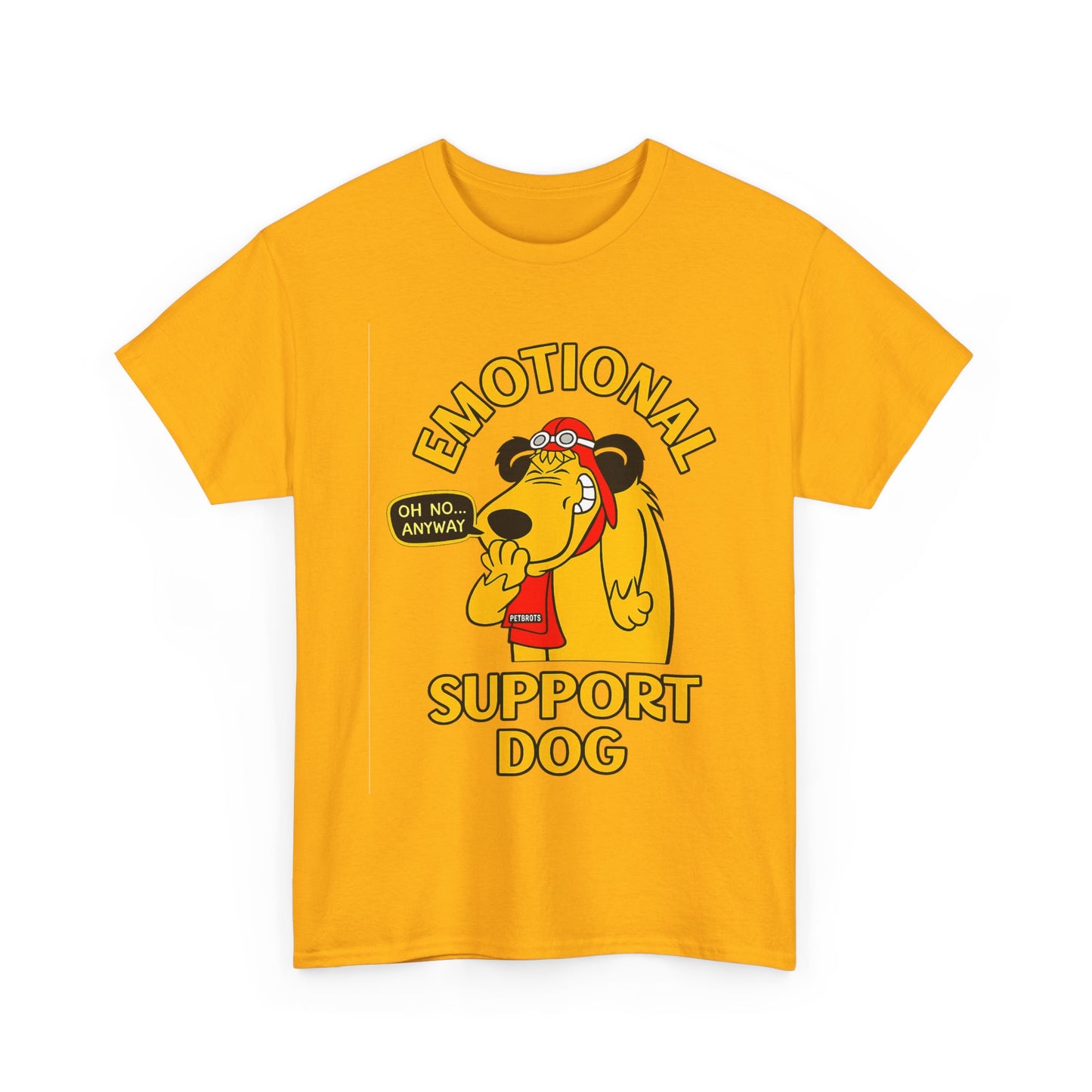 Emotional Support Dog T-Shirt — Cute Cartoon Comfort Pup Tee