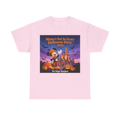 Halloween Party T‑Shirt — "Not So Scary" 2026 Magic Kingdom Tee
