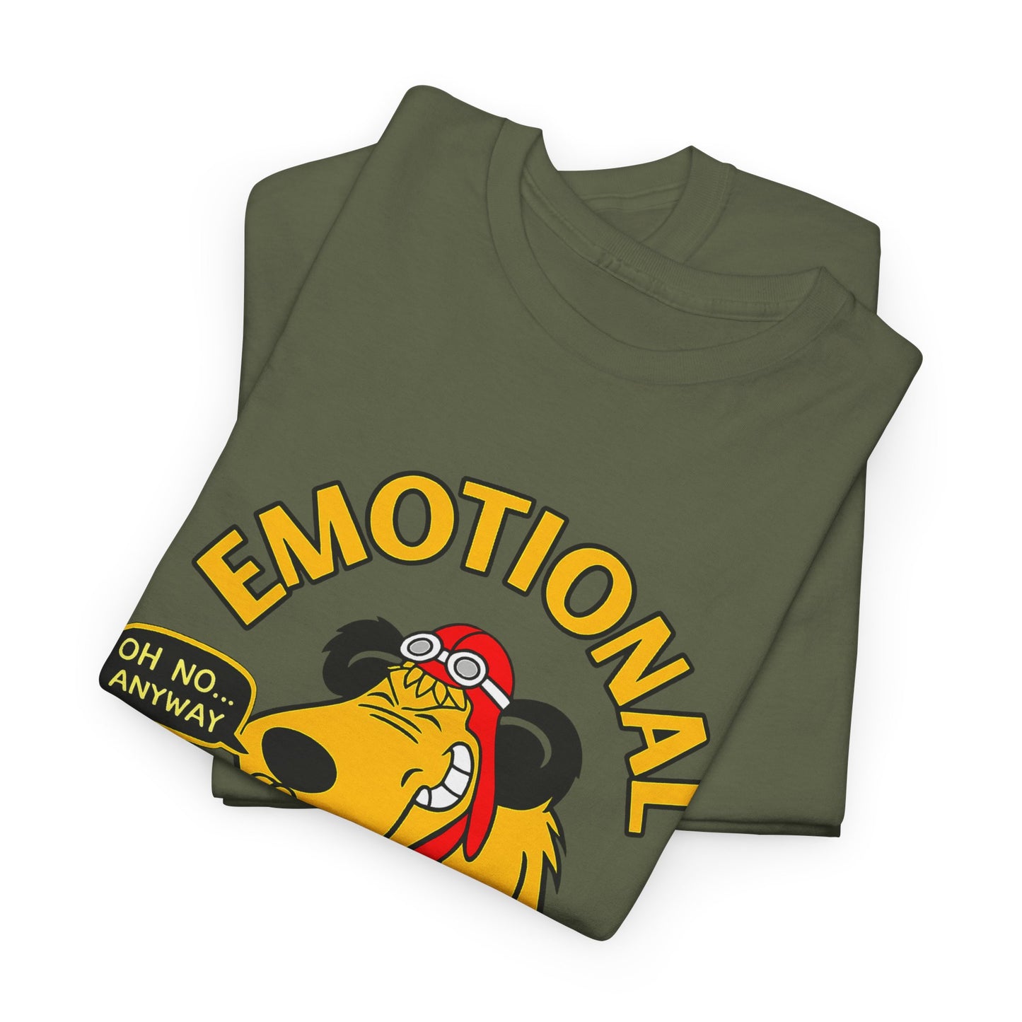 Emotional Support Dog T-Shirt — Cute Cartoon Comfort Pup Tee