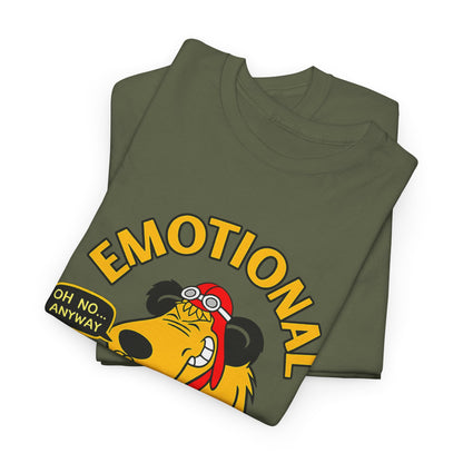 Emotional Support Dog T-Shirt — Cute Cartoon Comfort Pup Tee