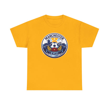 Manchester City Unofficial Soccer Logo T-Shirt — Football Fan Tee