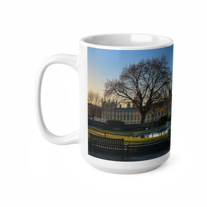 London Sunset Panorama Mug – Big Ben & Thames Ceramic Coffee Cup (11oz, 15oz)