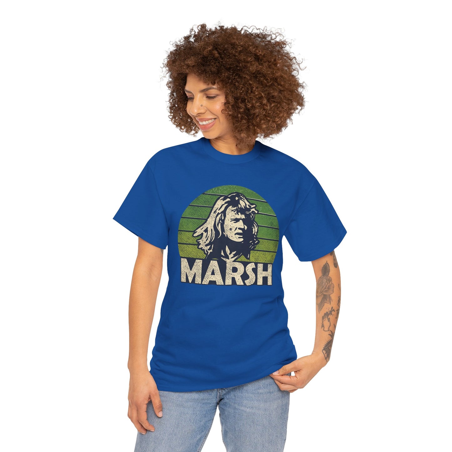 Rodney Marsh Retro Portrait Tee — Graphic T-Shirt