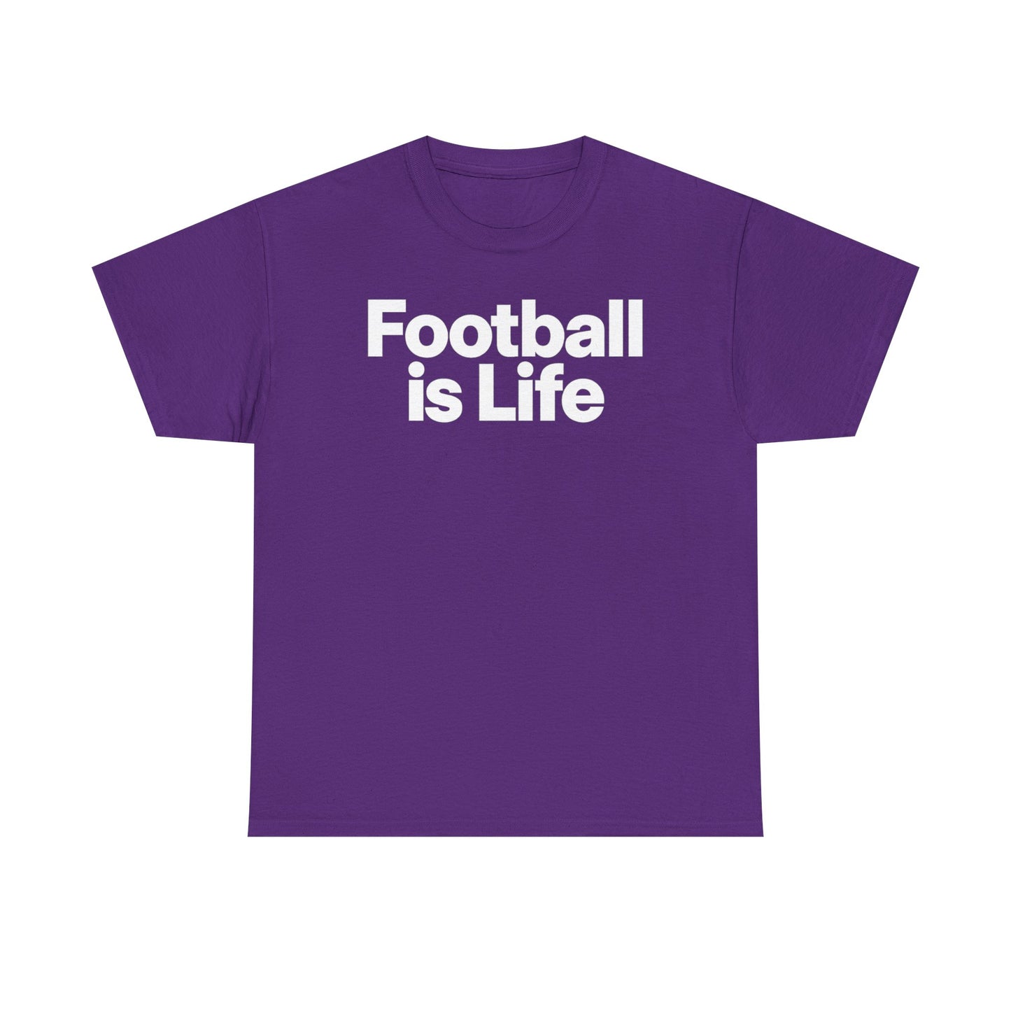Football Is Life T-Shirt — Bold Graphic Tee for Fans & Players