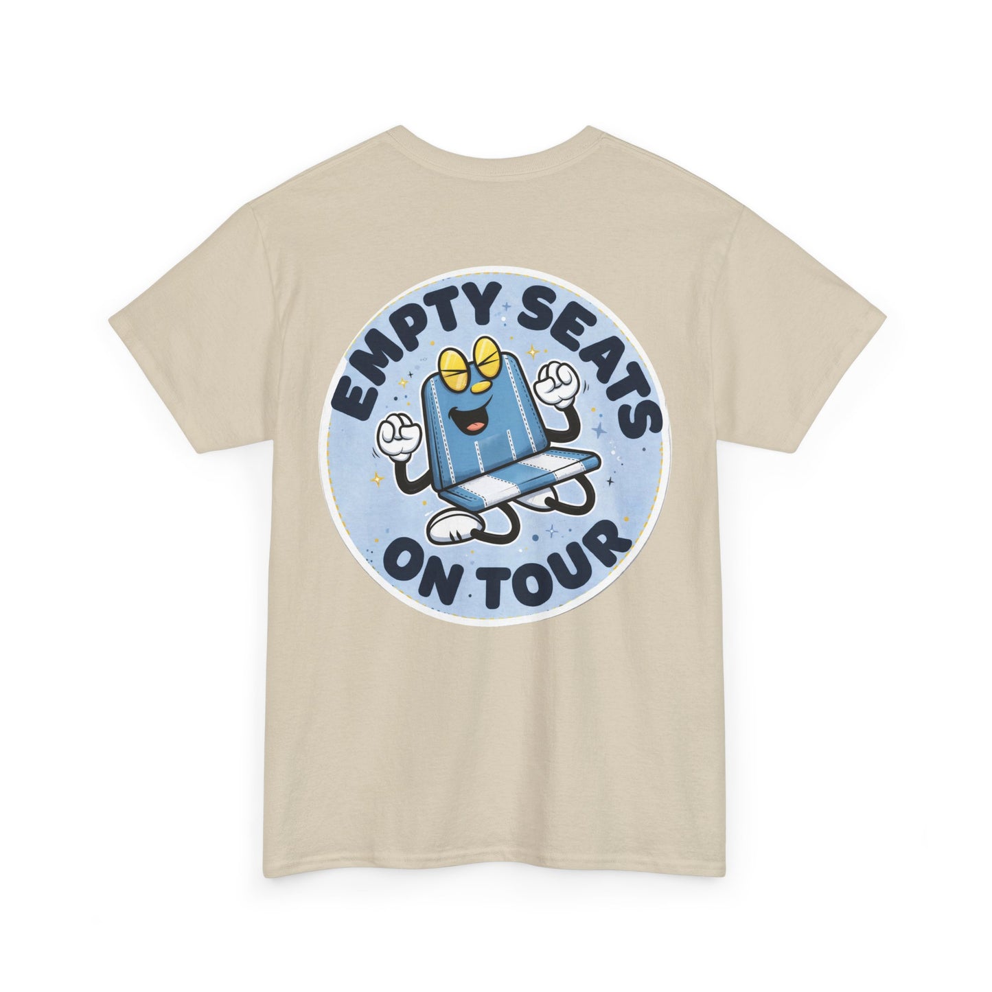 Manchester City T-Shirt — 'Empty Blue Seats On Tour' Retro Skate Graphic Tee