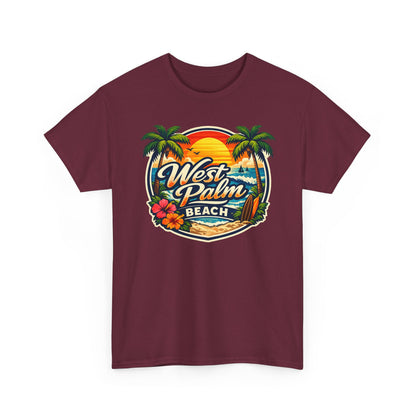 West Palm Beach Retro Sunset T-Shirt