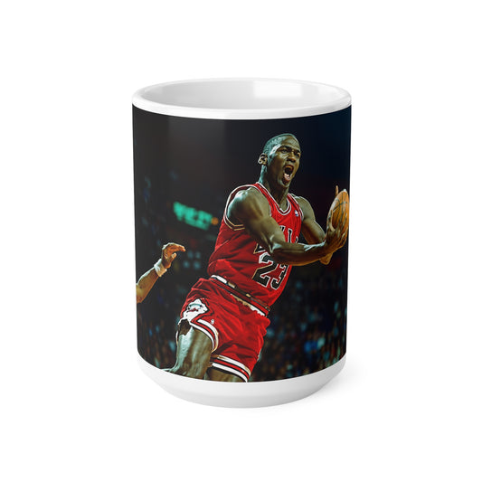 Basketball Action Mug — Dynamic Game Night Coffee Cup (11oz, 15oz)