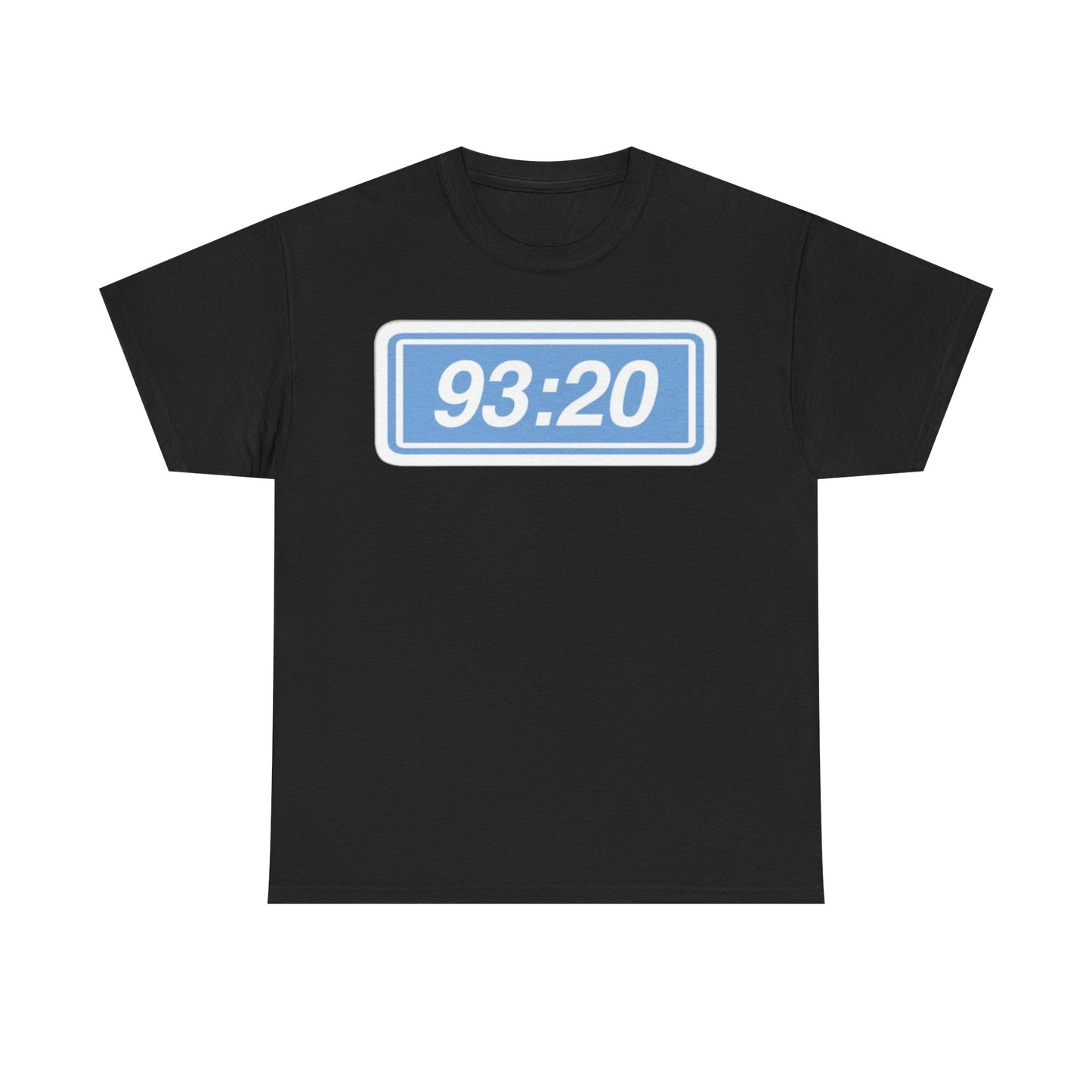 Manchester City 93:20 Tee — Minimal Retro Graphic T‑Shirt