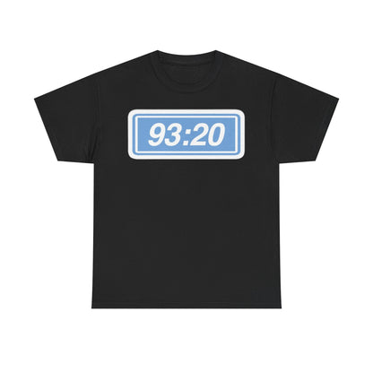 Manchester City 93:20 Tee — Minimal Retro Graphic T‑Shirt