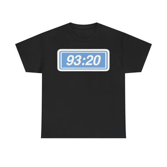 Manchester City 93:20 Tee — Minimal Retro Graphic T‑Shirt