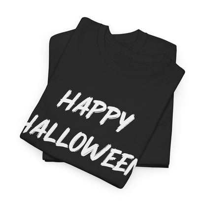 Happy Halloween T-Shirt – Spooky Script Holiday Tee