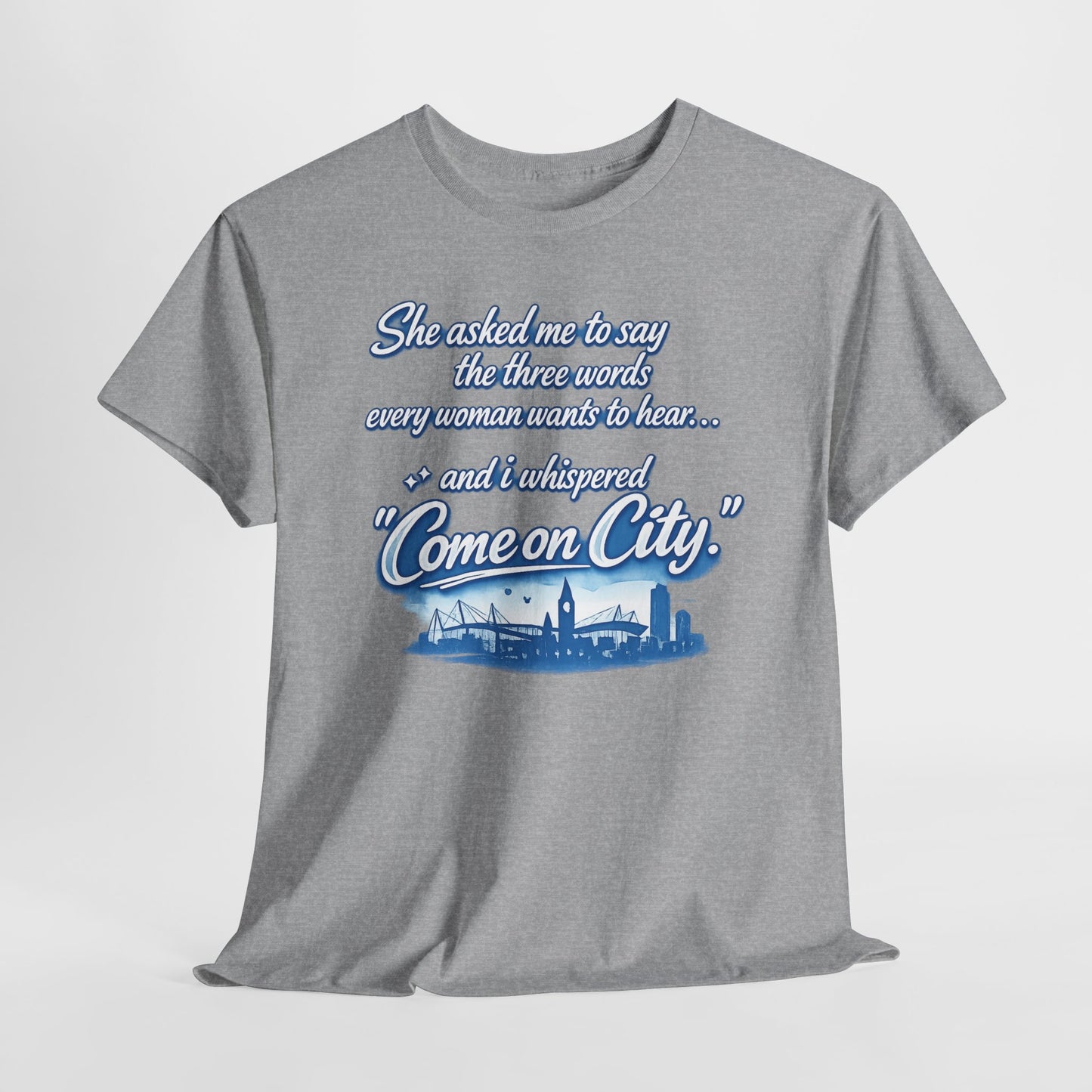 Come on City Skyline Tee — Retro Script Urban Pride T‑Shirt