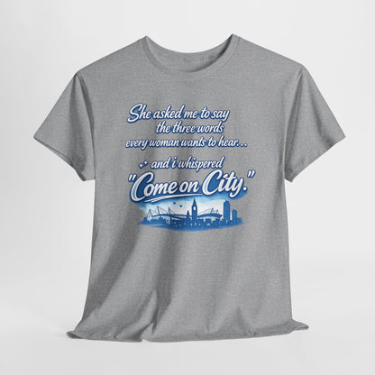 Come on City Skyline Tee — Retro Script Urban Pride T‑Shirt