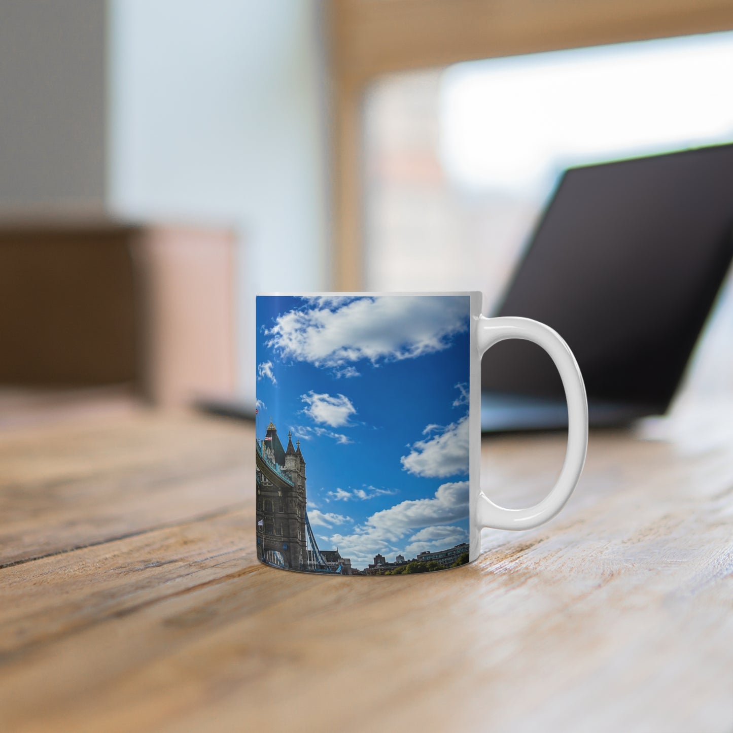 London Tower Bridge Ceramic Mug — Scenic UK Travel Coffee Cup (11oz, 15oz)