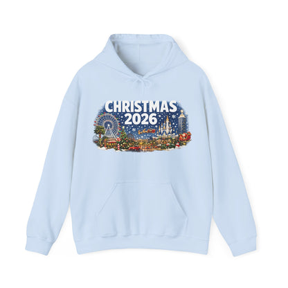 Christmas 2026 Holiday Hoodie — Festive Winter Village Sweatshirt