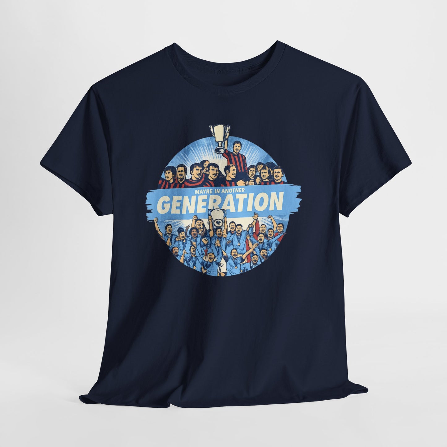 Manchester City Maybe in Another Generation Champions T‑Shirt — Retro Team Fan Tee
