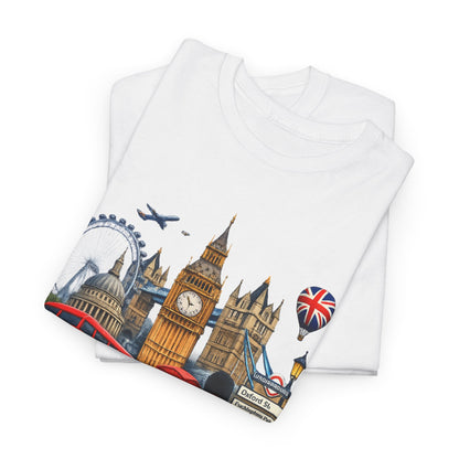 London Landmarks T‑Shirt — British Icons Collage Tee