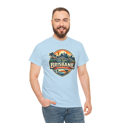 Brisbane Australia Vintage Sunset T-Shirt
