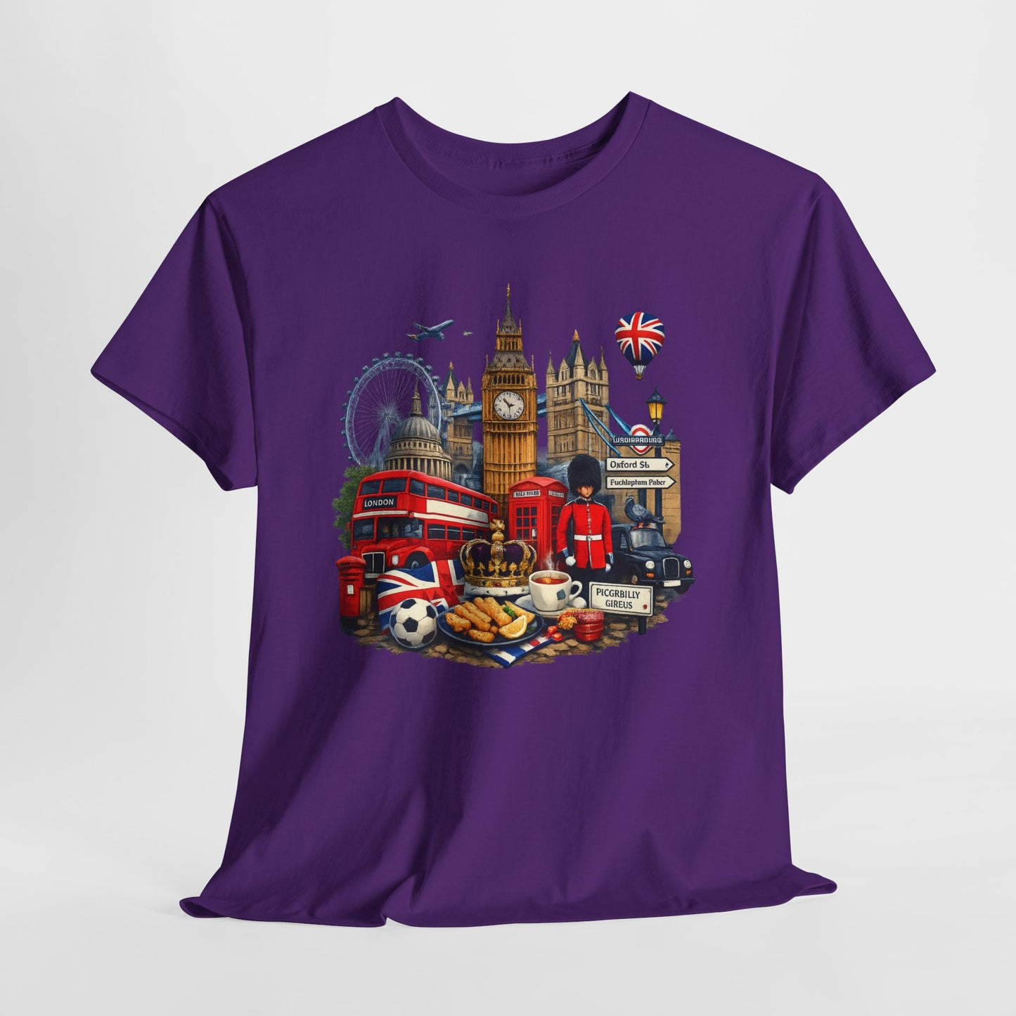 London Landmarks T‑Shirt — British Icons Collage Tee