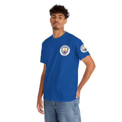 Manchester City Crest T-Shirt — Football Club Logo Tee