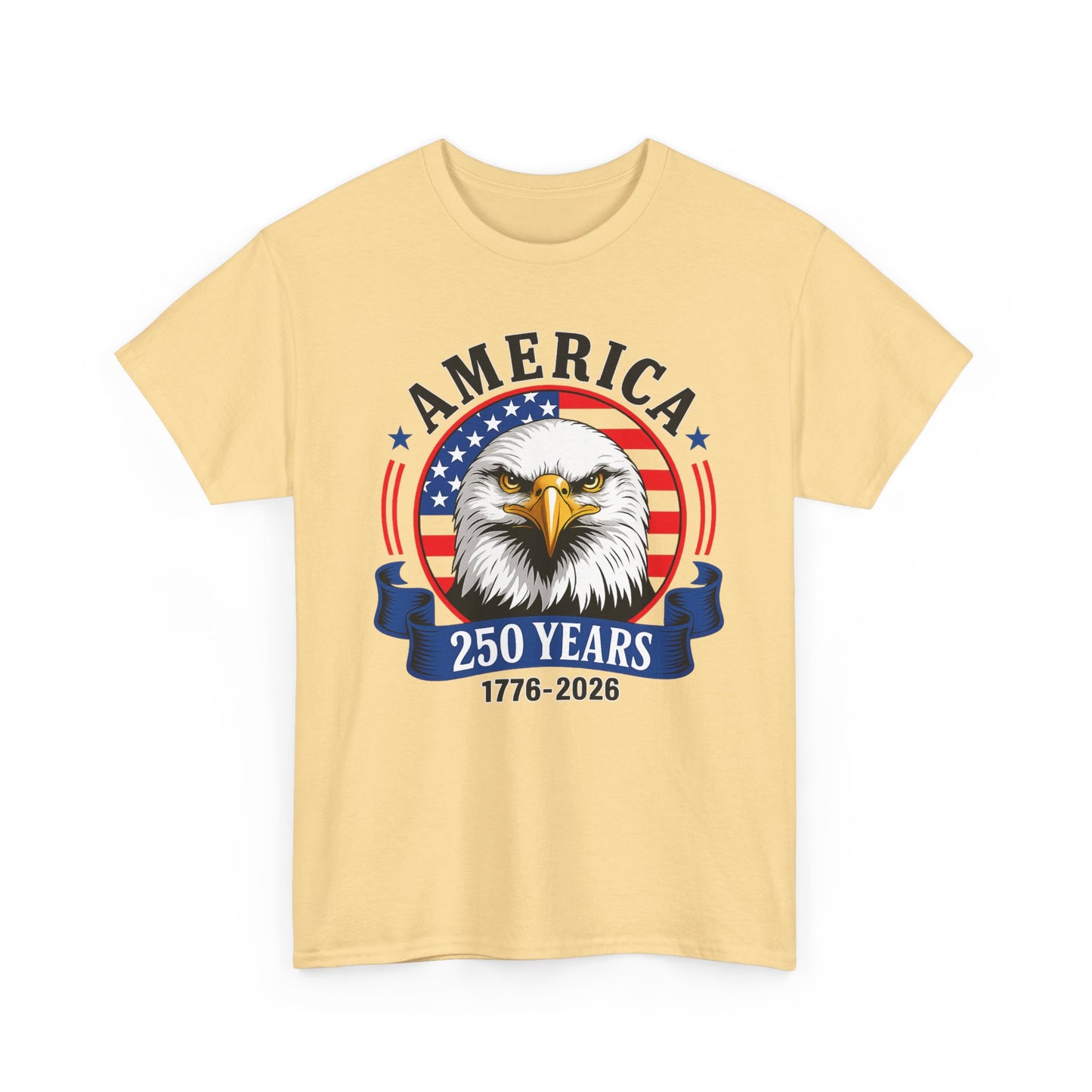 America 250 Years T-Shirt – Bald Eagle 1776–2026 Patriotic Tee