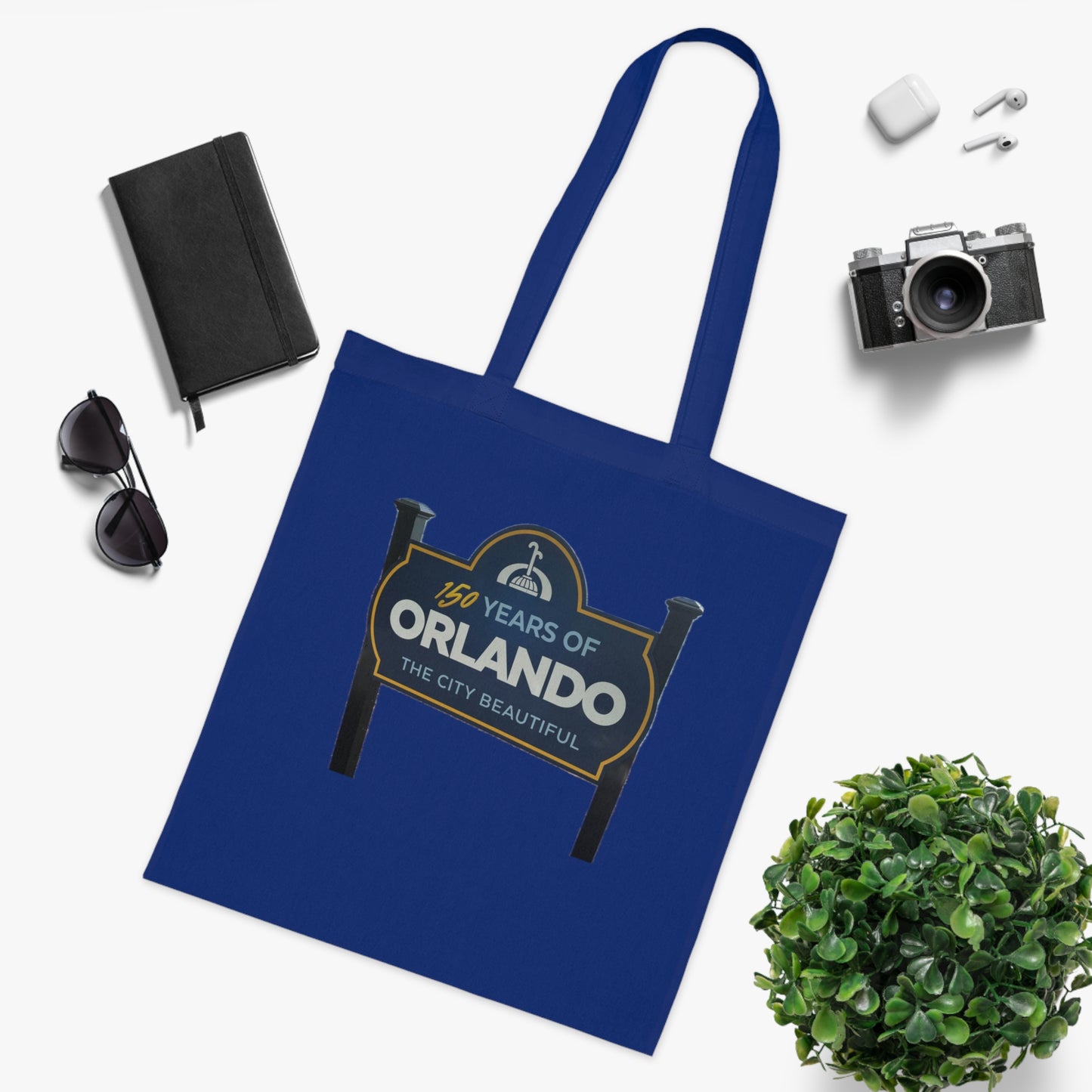 Orlando 150 Years Tote Bag — 'The City Beautiful' Cotton Market Tote