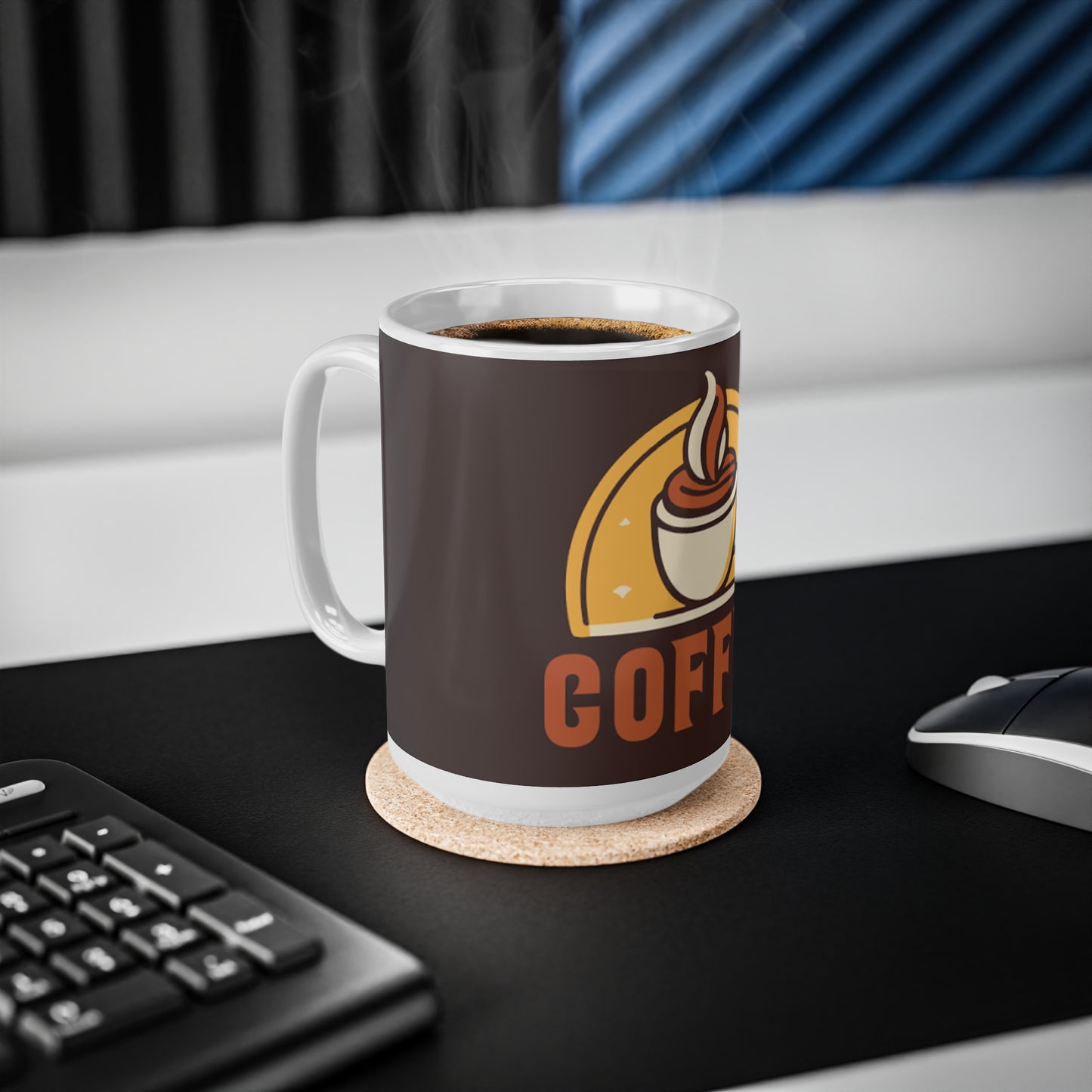 Coffee Mug — Retro Coffee Cup Design (11oz & 15oz)