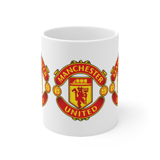 Manchester United Ceramic Coffee Mug — 11oz & 15oz Team Logo Cup