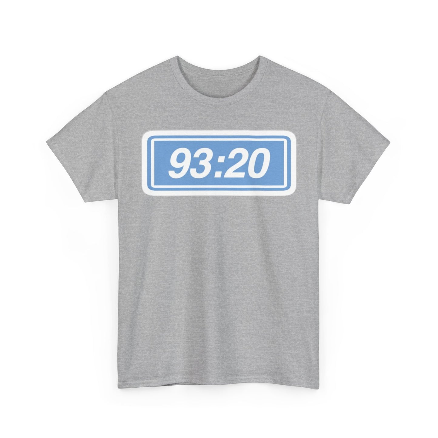 Manchester City 93:20 Tee — Minimal Retro Graphic T‑Shirt