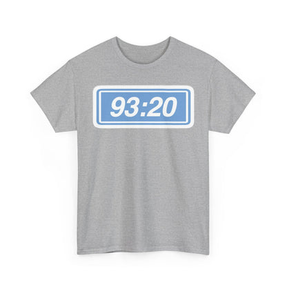 Manchester City 93:20 Tee — Minimal Retro Graphic T‑Shirt