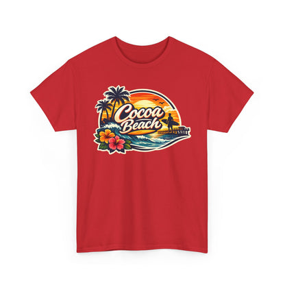 Cocoa Beach Vintage Sunset T-Shirt