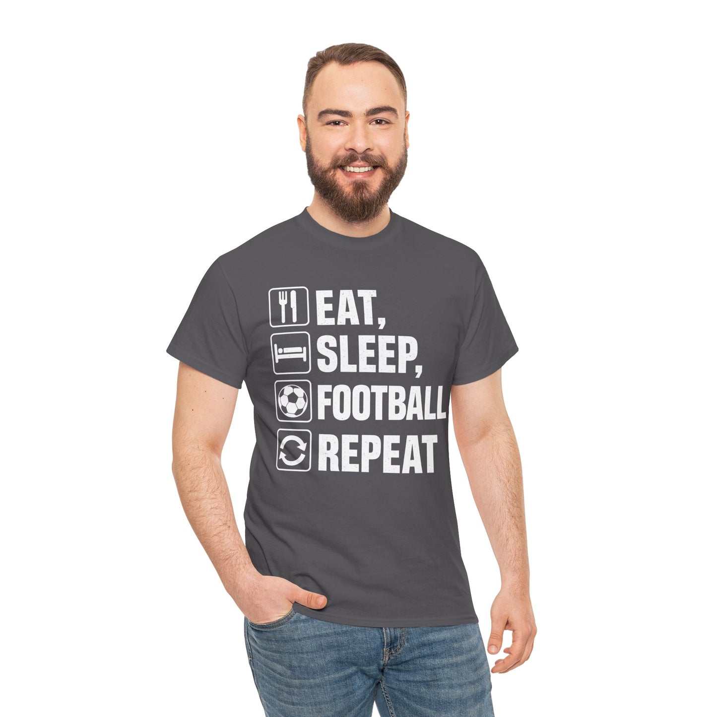 Football Eat Sleep Repeat T-Shirt
