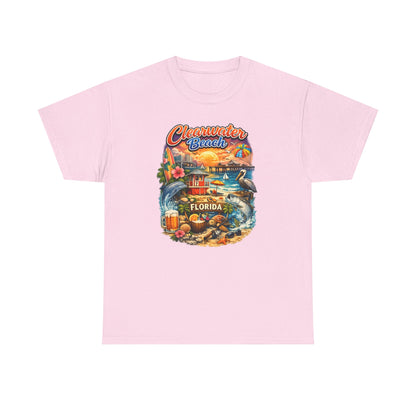 Clearwater Beach Florida Vintage Vacation T-Shirt