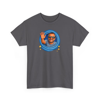 T-Shirt — "That's All, Folks!" Waving Portrait Graphic Tee