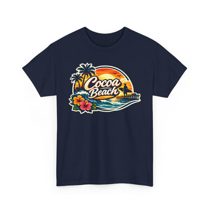 Cocoa Beach Vintage Sunset T-Shirt