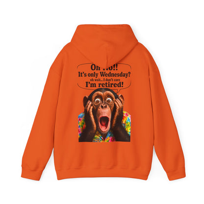 Retired Life Hoodie – "Oh wow!! It’s only Wednesday? oh well... I don’t care I’m retired!"