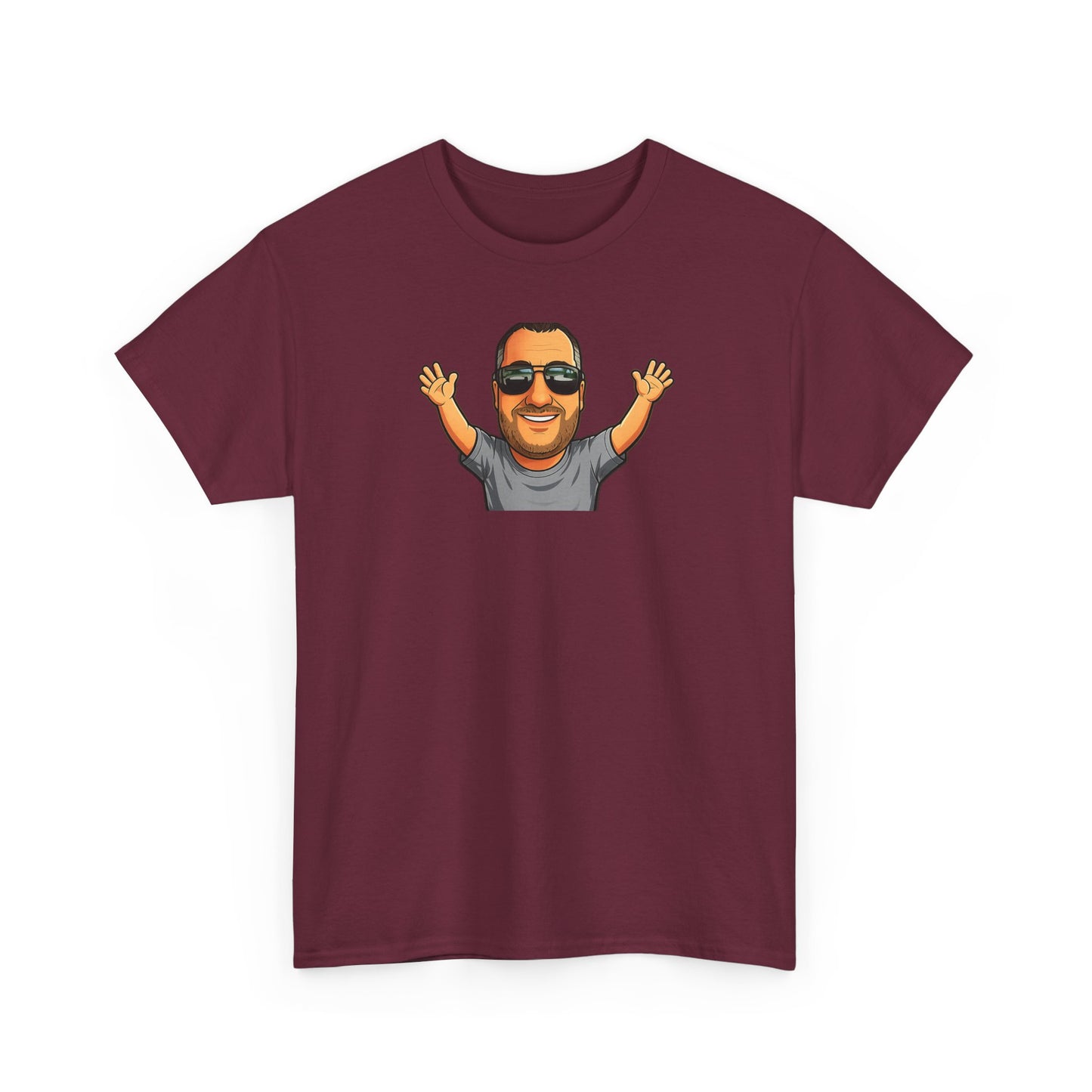Graphic Tee — "I'll Be Back" Funny Portrait T‑Shirt