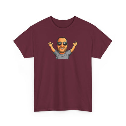 Graphic Tee — "I'll Be Back" Funny Portrait T‑Shirt