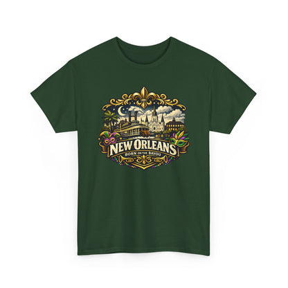 New Orleans Vintage Badge Tee — Crescent City Souvenir T-Shirt