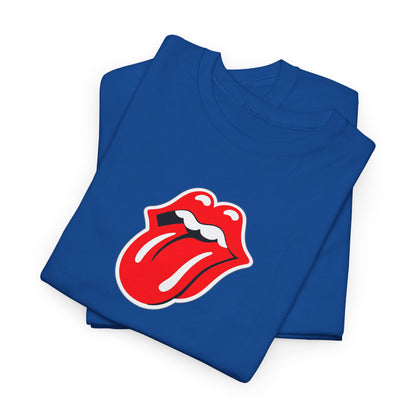 Rock Retro Red Tongue and Lips Graphic Tee