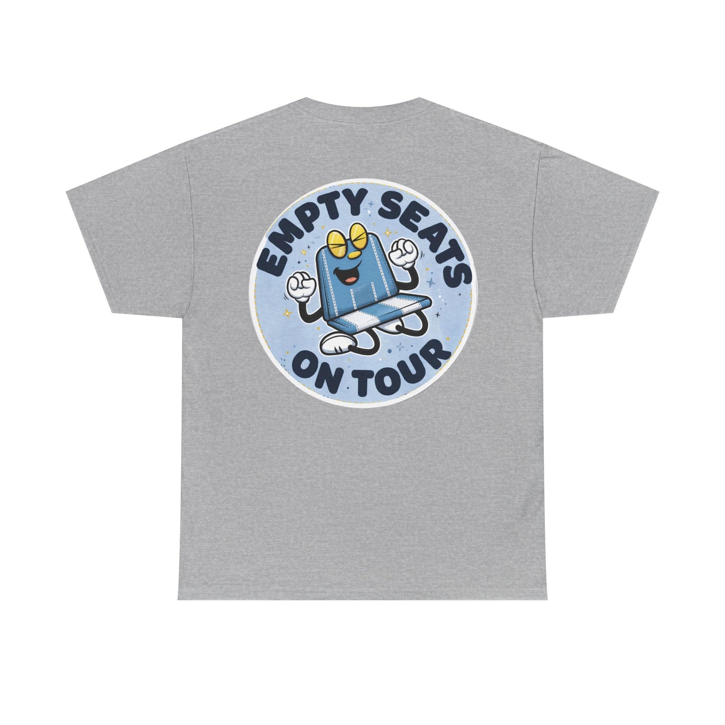 Manchester City T-Shirt — 'Empty Blue Seats On Tour' Retro Skate Graphic Tee