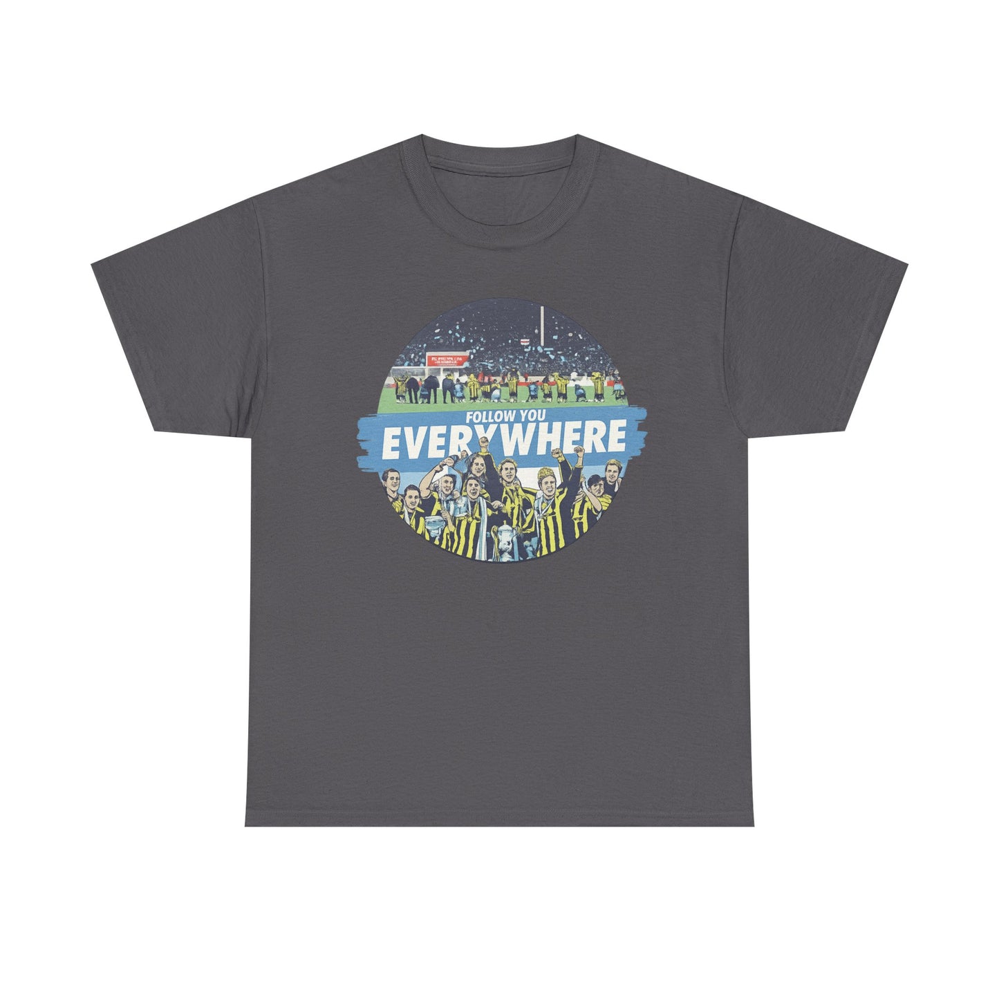 Manchester City T-Shirt — Follow Me Everywhere Soccer Fan Design