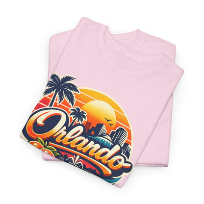 Orlando Retro Sunset T-Shirt — Vintage Florida Vacation Tee