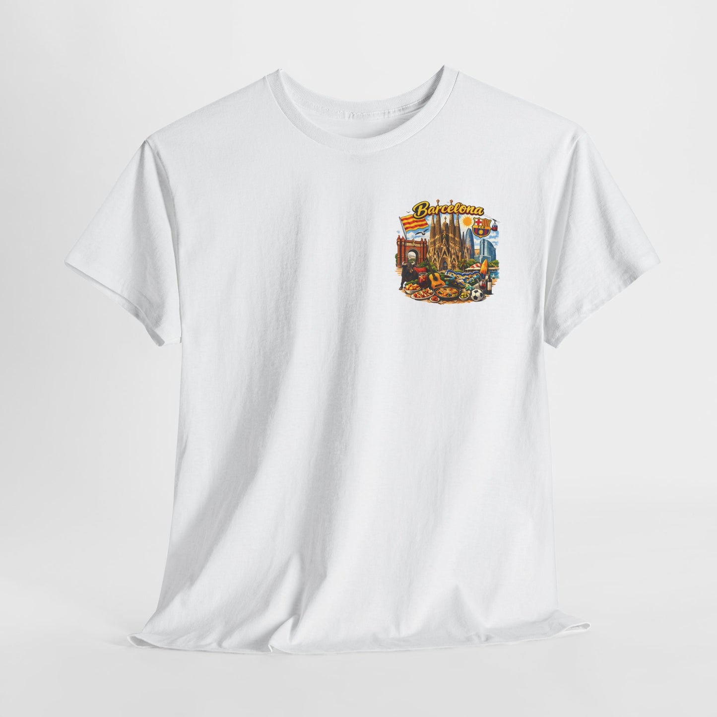 Barcelona Souvenir T‑Shirt — Vintage City Collage Tee
