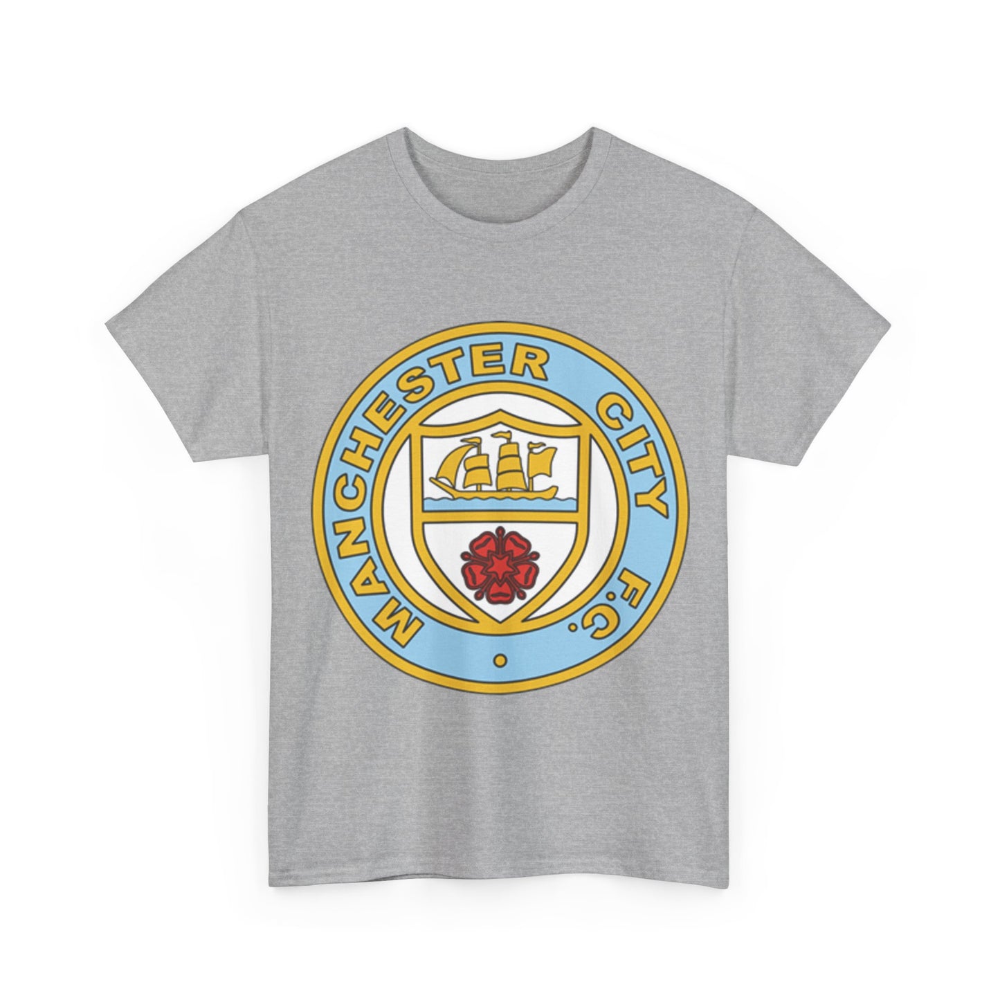 Manchester City FC Retro Crest T-Shirt – Retro Football Fan Tee