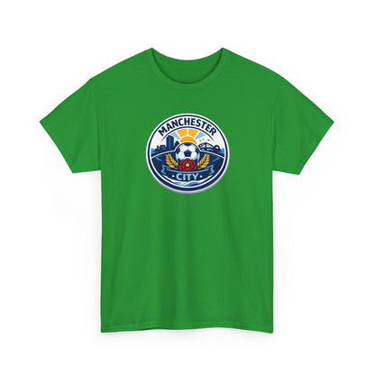 Manchester City Crest T-Shirt — Soccer Fan Tee